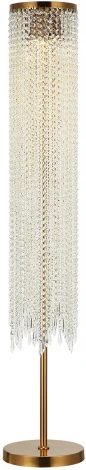 Торшер колонна Lussole Floyd LSP-0649 (220V, хрусталь, выключатель)