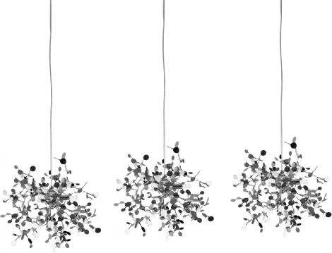 Подвесной светильник Lightstar Extra L3PL721134 (220V, на проводе, листья, ветки)