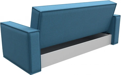 Диван-книжка Куба (Голубой/Рогожка) Лига Диванов арт.122060