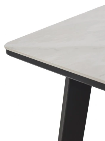 Стол ТИК ТАК 120 цвет ОНИКС, керамика / Черный каркас M-City 64587