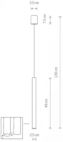 Подвесной светильник Nowodvorski Laser 490 10453 (220V, на проводе)