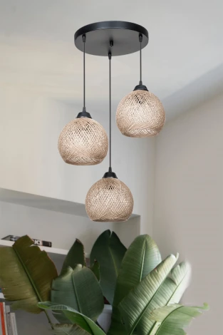 Подвесной светильник TopLight Lizbeth TL1612R-03BG (220V, на проводе, шарики)