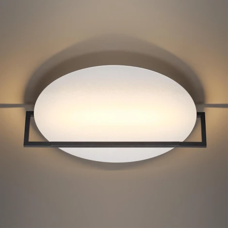 Настенно-потолочный светильник Odeon Light Next 7015/20WL белый ice crack/металл/акрил LED поворотный на 360 1*20W LUNAR (220V)