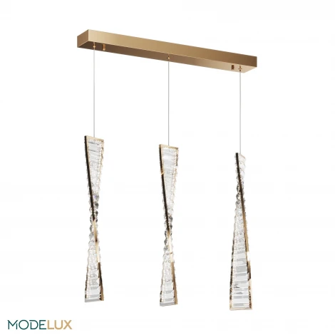 Подвесной светильник светодиодный хрустальный Modelux MODESTYLE MS.88910.3 GD