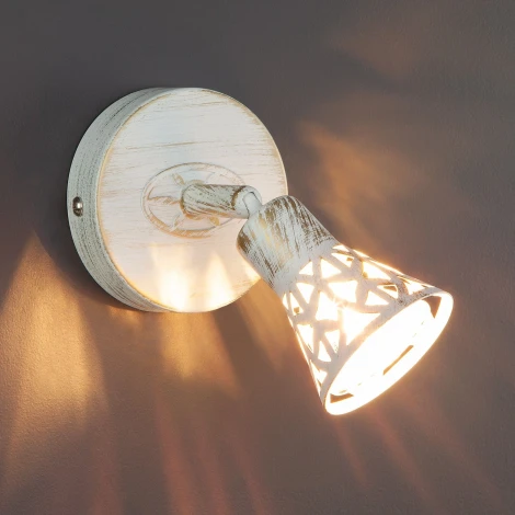 Спот Eurosvet 20027 20027/1 белый с золотом