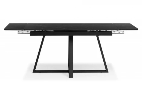 Кухонный стол Notta Памелла 120(180)х80 shakespeare black / черный