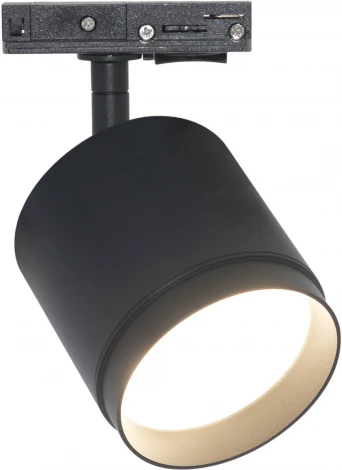 Трековый светильник однофазный 220V Maytoni Polar TR088-1-GX53-B (круглые)