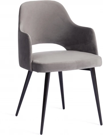 Обеденный стул Tetchair VALKYRIA (Ткань,Металл/Серый,Черный)