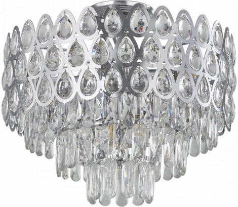 Потолочная люстра хрустальная на штанге Arte Milano Sorrento-2019 372019/7/50/460 CR (220V)