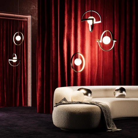 Подвесной светильник светодиодный в форме шара Maytoni Paparazzi MOD407PL-L12G3K1