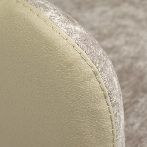 Стул Bradex Home Bruno латте шенилл с экокожей с поворотным механизмом (RF 0675)