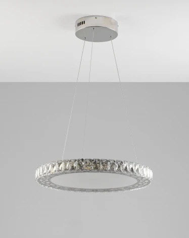 Люстра подвесная светодиодная V1600-PL Ice LED*50W (220V, на проводе, круглые)