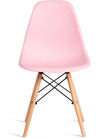 Стул CINDY (EAMES) (mod. 1801) / 2 шт. в упаковке Tetchair (Дерево бук,Металл,Пластик/Розовый) арт.24424