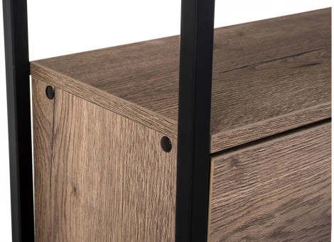 Готовая прихожая Woodville Лира дуб велингтон / черный матовый 420987