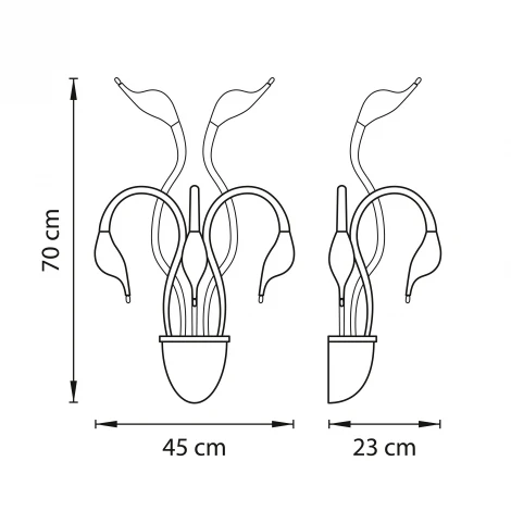 Бра Lightstar Cigno Collo 751654