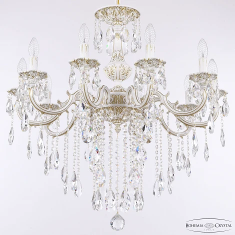 Подвесная люстра Bohemia AL7801 AL78101/10/250 B WMG (220V, хрусталь, свеча)