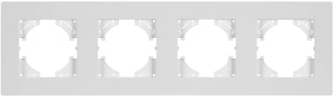 Рамка пластиковая FRM-PERIO-PL-4-WH (Arlight) 049758