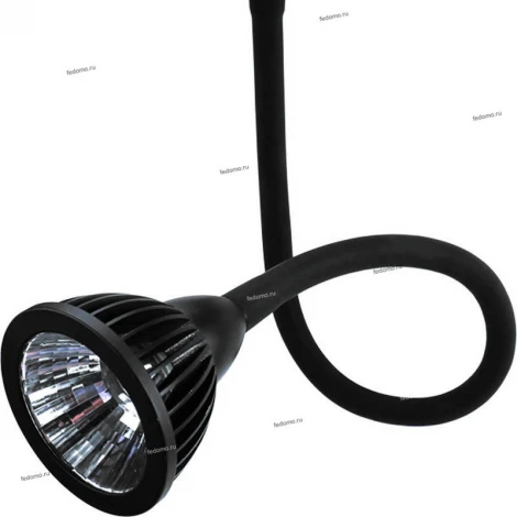 Трековый светильник на гибкой штанге Arte Lamp Cercare A4107PL-1BK (LED, 220V, круглые)