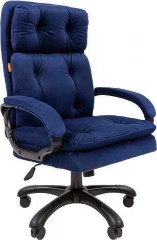 Компьютерное кресло CHAIRMAN 442 ткань (Пластик,Велюр/Синий)