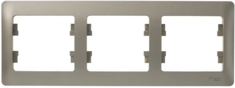 Рамка на 3 поста (титан) Systeme Electric GSL000403