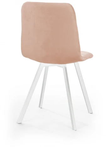 Стул UNO, бархат бежевый 5/ белый профиль Top Concept UNO 76903