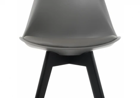 Деревянный стул Woodville Bonuss dark gray / black 11827