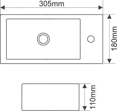 Рукомойник Melana MLN-A311R
