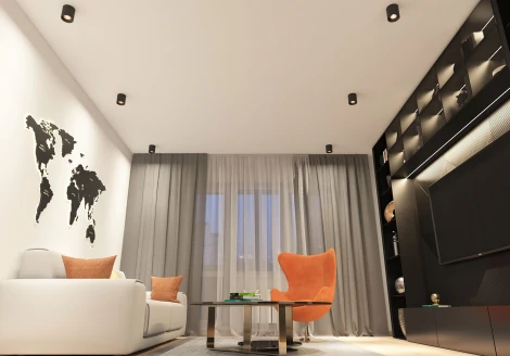 Накладной точечный светильник Denkirs DK3090-BBR (220V, круглые)