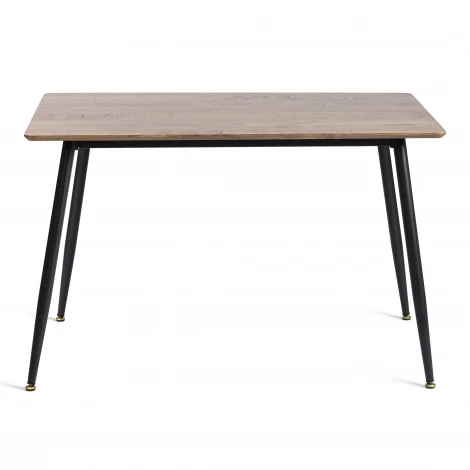 Стол обеденный Birkhall/Биркхолл МДФ/металл, дуб состаренный/черный, 120х80х75(+1)см Tetchair 25685