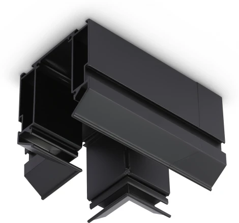 Коннектор Т-образный для корпуса в натяжной потолок Ambrella TRACK SYSTEM GL1044