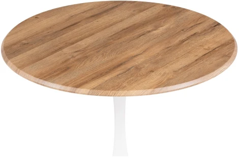 Стол деревянный Notta Тулип 90х73 дуб вотан / белый 530836