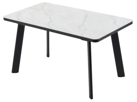 Стол НОРД 140 ОНИКС, керамика / Черный каркас M-City 64764
