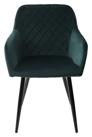 Стул M-City BRANDY BLUVEL-78 зеленый/ черный каркас