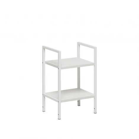 Стеллаж Leset Стилвуд 12 узкий, 2 полки 4687207095792 Металл, Белый
