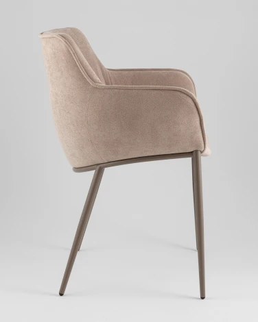 Стул Stool Group Твигги велюр бежевый, каркас бежево-серый УТ000041931