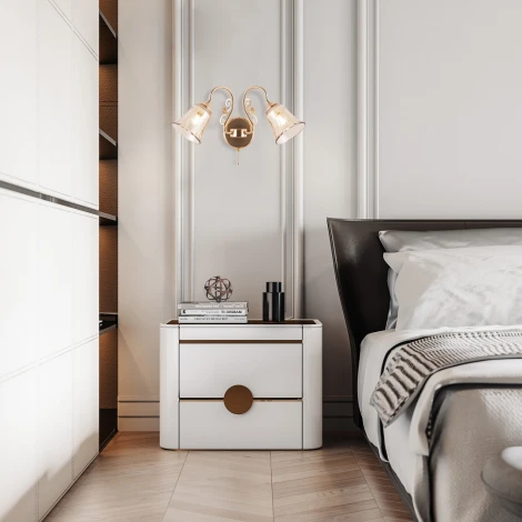 Бра с выключателем Arte Milano AM340800 340800/2W FGD (220V)