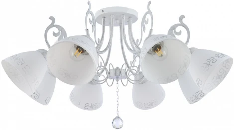 Потолочная люстра Arte Milano AM341900 341900/8 WT+SL (220V, подвески)