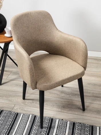 Стул R-Home Ledger Сканди Браун Чёрн