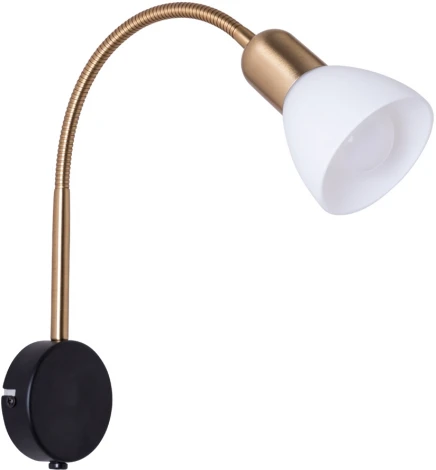 Бра Arte Lamp Falena A3116AP-1BK (220V, выключатель)