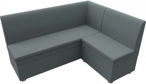 Диван кухонный угловой Уют правый угол (Серый/Рогожка) Лига Диванов арт.123898
