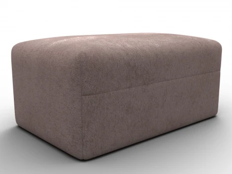 Модуль пуф Лига-060 НПБ (ЛДСП,Брус,Фанера,Велюр/Бежевый) Лига Диванов 129570