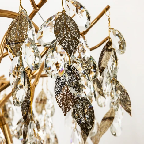 Подвесная люстра хрустальная Modelux MODESTYLE MS.2111.800 GD