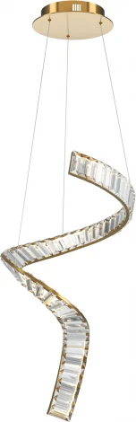 Подвесной светильник в виде спирали Maytoni Krone P097PL-L48BS3K (LED, 220V, на проводе, спираль)