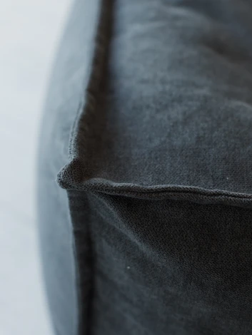 Кресло Dreambag Манхеттен Графит с Пуфом 1423703