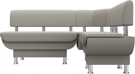 Диван кухонный угловой Альфа правый угол Лига Диванов (Рогожка) арт.123963