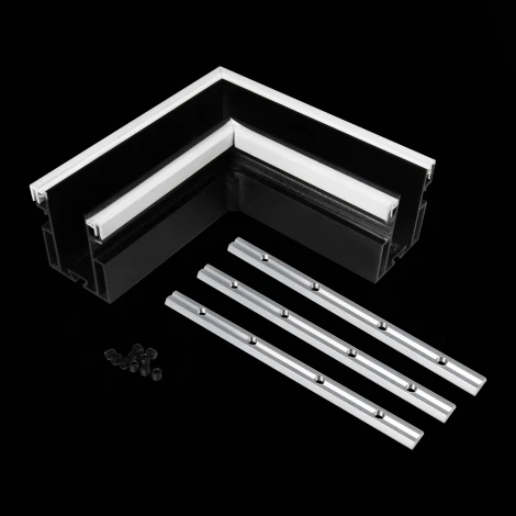 Угол-соединитель для профиля SKYLINE 48 с демпф. системой ST Luce Skyline 48 ST003.479.01