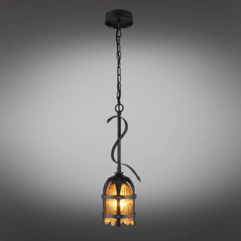 Подвесной светильник Aployt Simona APL.500.06.01 (220V, на цепи, под старину, факел)