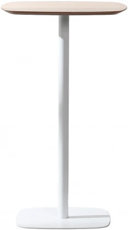 Стол барный Stool Group Form 60*60 светлое дерево/белый УТ000036019