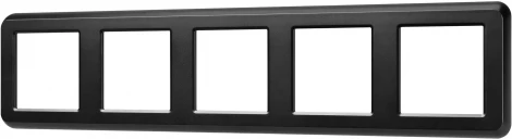Рамка пластиковая FRM-VERSA-PL-5-BK (Arlight) 045191