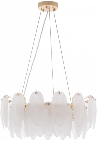 Подвесная люстра Arte Milano AM-4653 4653.D550.H240.E14.6 G (220V, на тросе, перо)